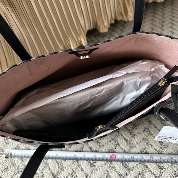 NWT H&M Elegant Black Tote Bag - Picture 7 of 10